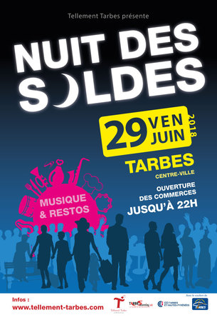 Tellement Tarbes Nuit des Soldes affiche 2018